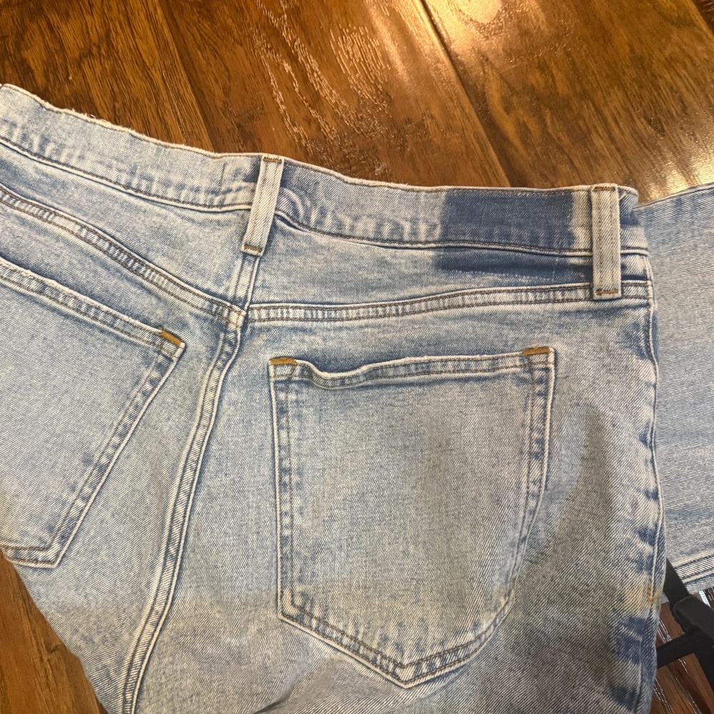 Ankle Straight Ultra High Rise Light Wash Jeans - Abercrombie